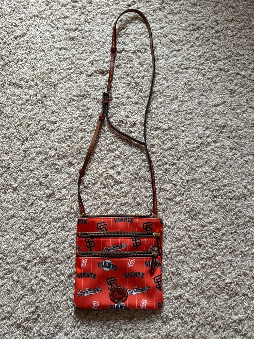 Dooney & Bourke San Francisco Giants Orange Crossbody Bag